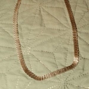 Mesh stainless steel necklace